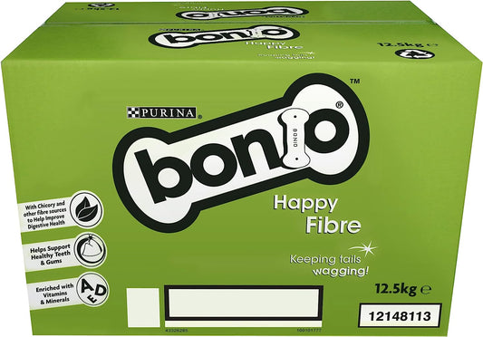 Bonio Adult Dog Biscuits Happy Fibre 1 x 12.5kg