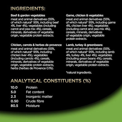 Cesar Garden Terrine Mixed Selection in Loaf 8 Pack , Dog wet food, 150g