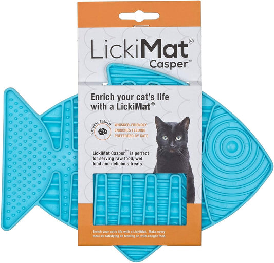 "LICKIMAT Casper Turquoise Enrichment and Calming Oasis for Your Beloved Pet"