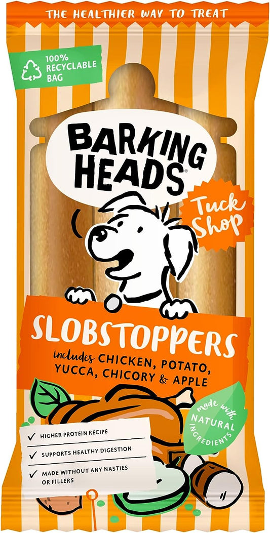 Barking Heads Tuck Shop Slobstoppers Dogs Treats 200g x 8