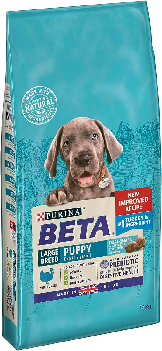 Beta Puppy Large Breed Dry Dog Food With Turkey 2 kg