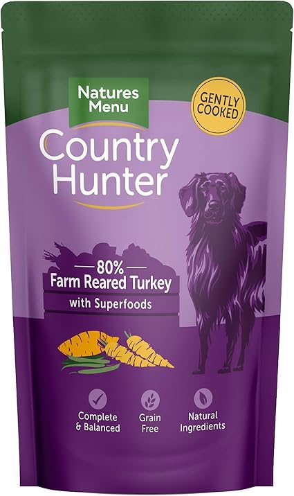 Country Hunter 80% Farm Reared Turkey with Superfoods - 150g