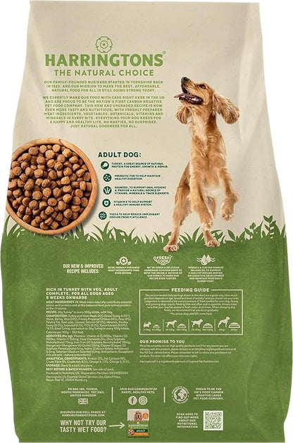 Harringtons The Natural Choice Adult Dog Turkey - 15kg