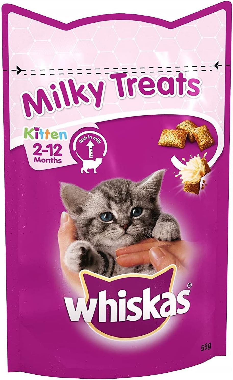 Whiskas Kitten 2-12 Months Milky Treats 55g