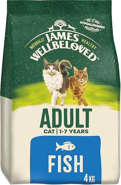 James Wellbeloved Adult Dry Cat Food Fish - 4kg