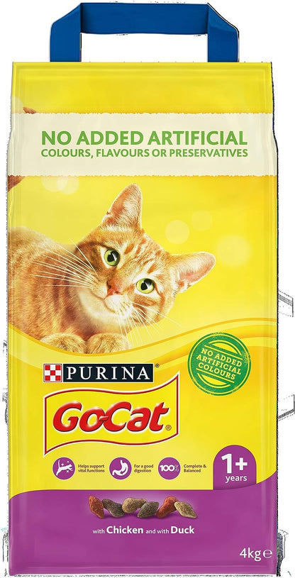 Elevate Your Cat's Pleasure with Go-Cat Chicken and Duck Dry Cat Food