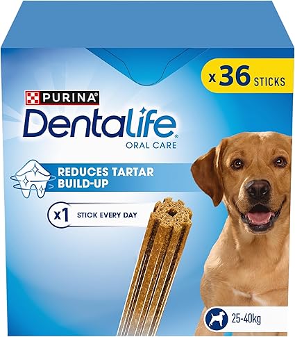 DENTALIFE Oral Care Large Dog Dental Chicken Treats for Dog - 36 stk x 2