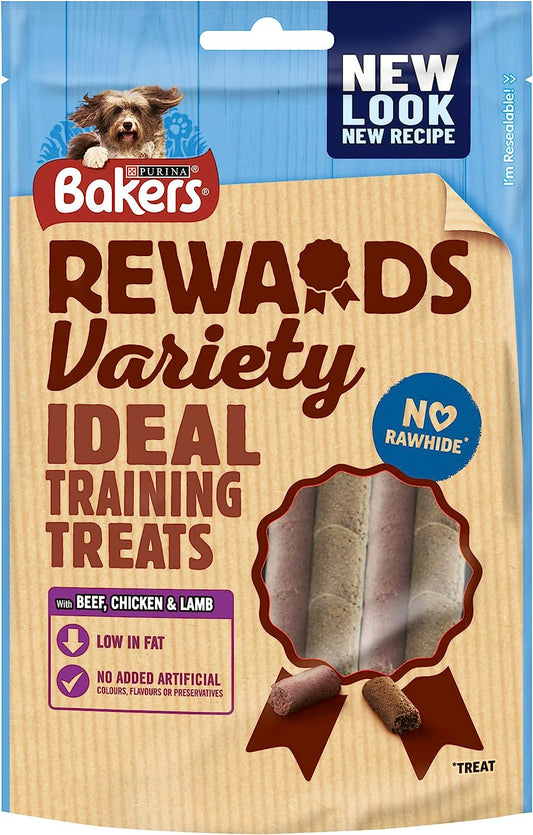 Bakers Rewards Dog Treats Mixed Variety 100 g (Case of 8)