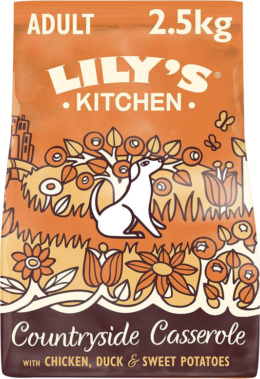 Lily's Kitchen Natural Adult Dry Dog Food Chicken & Duck Grain-Free Recipe