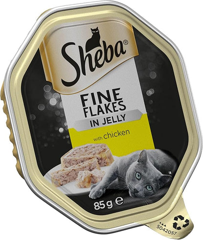 Sheba Alu Fine Flakes with Chicken in Jelly  ( 85g x 22 )