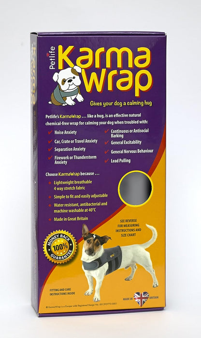 Tested on Animals Karma Wrap Dog Anxiety Stress Relief Coat - Large-66-86cm - 26"-34"