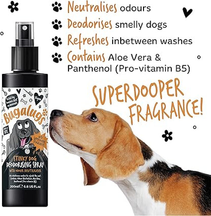Bugalugs Stinky Dog Deodorising Spray - 200ml