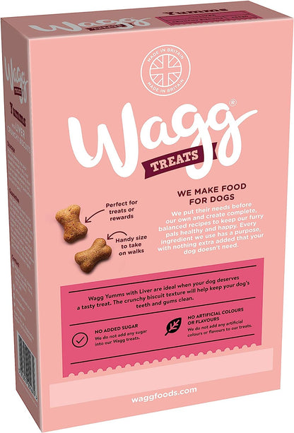 Wagg Yumms Liver Dog Treats, 400 g (Pack of 5)