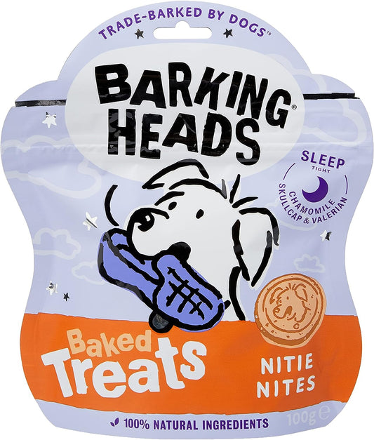 Barking Heads Baked Treats Nitie Nites, 100 g x 7