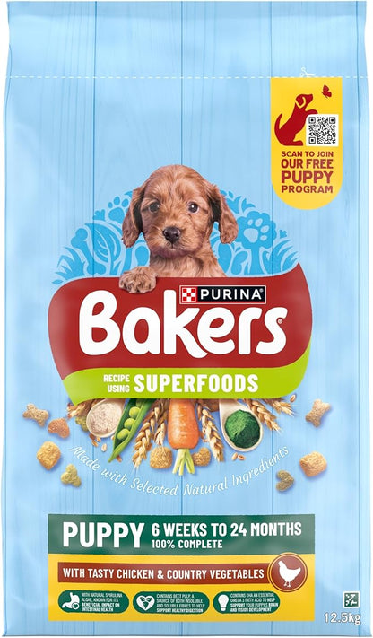 Bakers Complete Puppy Chicken - 12.5 kg