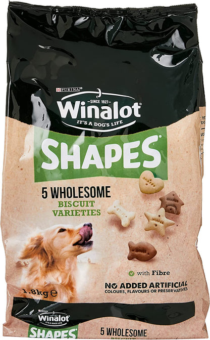 Winalot Shapes Dog Treats, 1.8KG