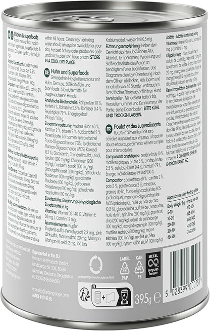 Arden Grange Adult Dog Grain Free Chicken & Superfoods (395g x 6)