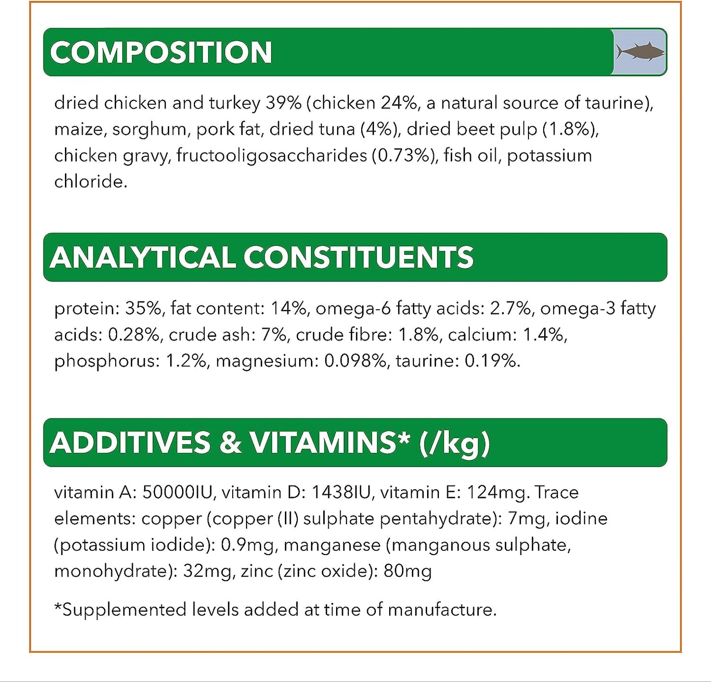 IAMS Adult Dry Cat Food With Tuna 2kg