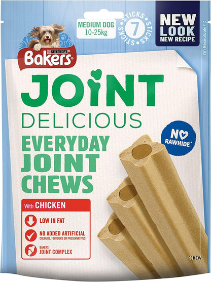 Bakers Medium Dog Treats Joint Delicious Chicken, 180 g (pack of 6)