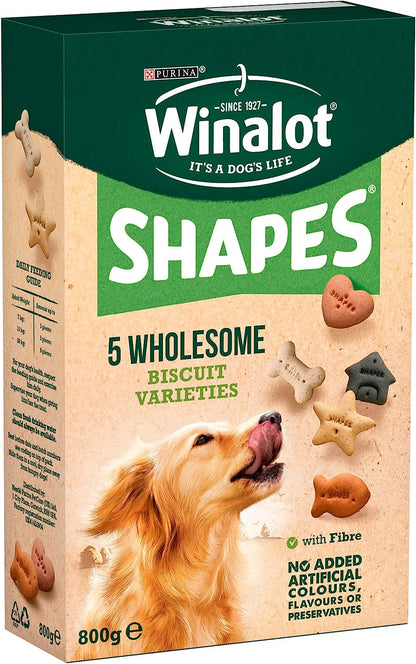 Winalot Shapes Dog Treat Biscuits [ 800g ] Pack of 5