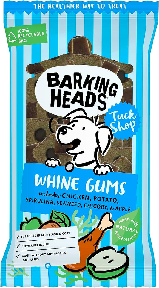 Barking Head Tuck Shop Whine Gums Dogs Treats 150g x 8