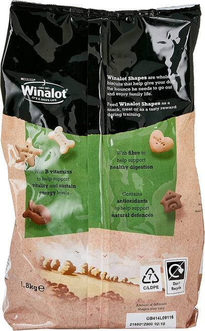 Winalot Shapes Dog Treats, 1.8KG