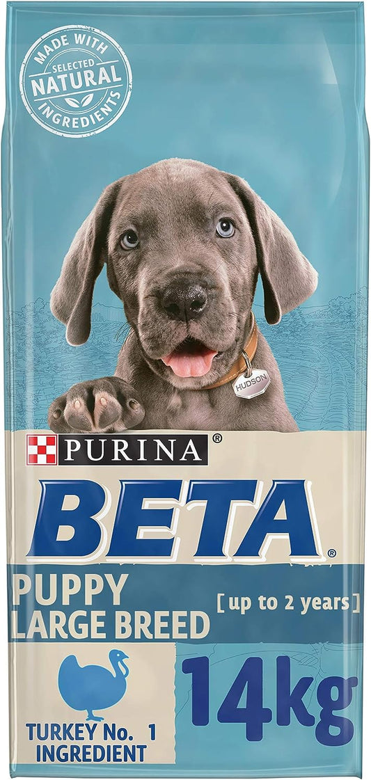 Beta Puppy Large Breed Dry Dog Food Turkey 1 x 14kg Pack