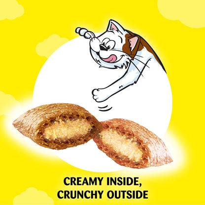 Dreamies Mix Cat Treats with Tasty Chicken & Delectable Duck ( 60g x 8 )