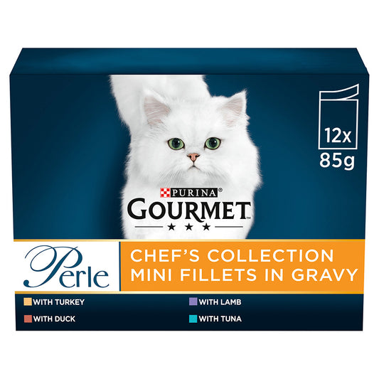 Gourmet Perle Chefs Collection (Turkey, Tuna, Duck, Lamb) - ( 12 x 85g ) x 4 packs
