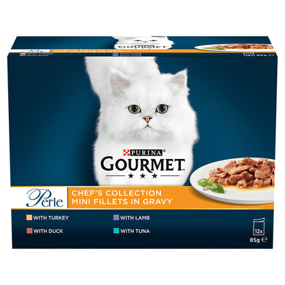 Gourmet Perle Chefs Collection (Turkey, Tuna, Duck, Lamb) - ( 12 x 85g ) x 4 packs