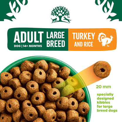 James Wellbeloved Adult Large Breed Dry Dog Food Turkey & Rice - 15kg