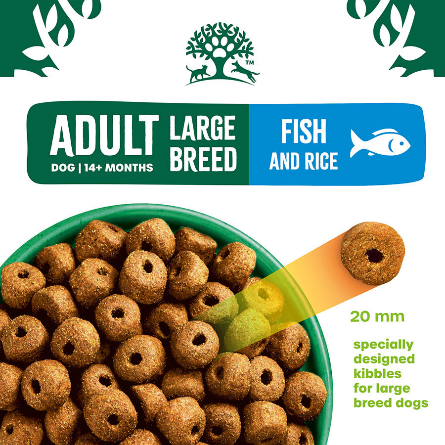 James Wellbeloved Adult Large Breed Dry Dog Food Fish & Rice - 15kg