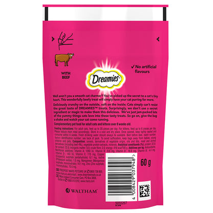 Dreamies Beef Adult Cat Treat (60g x 8)