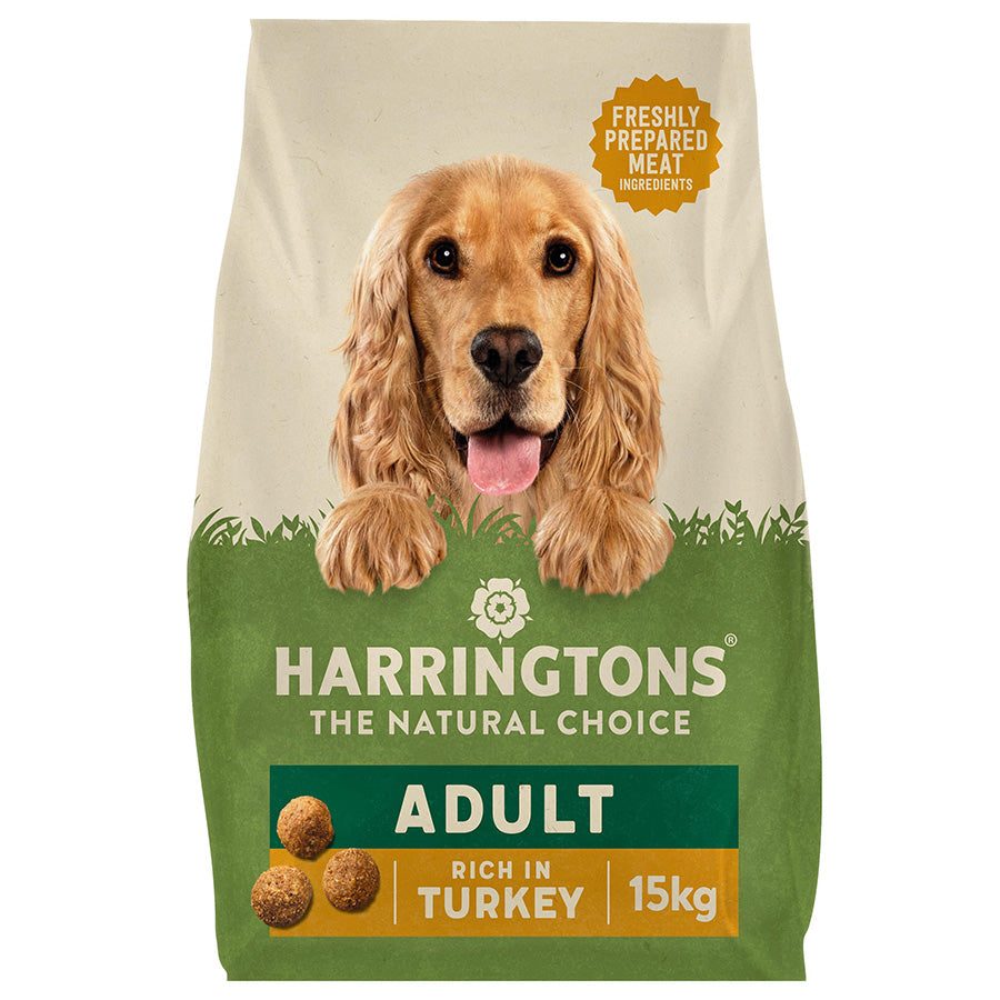 Harringtons Complete Natural Turkey & Veg Adult Dog Food - 15kg