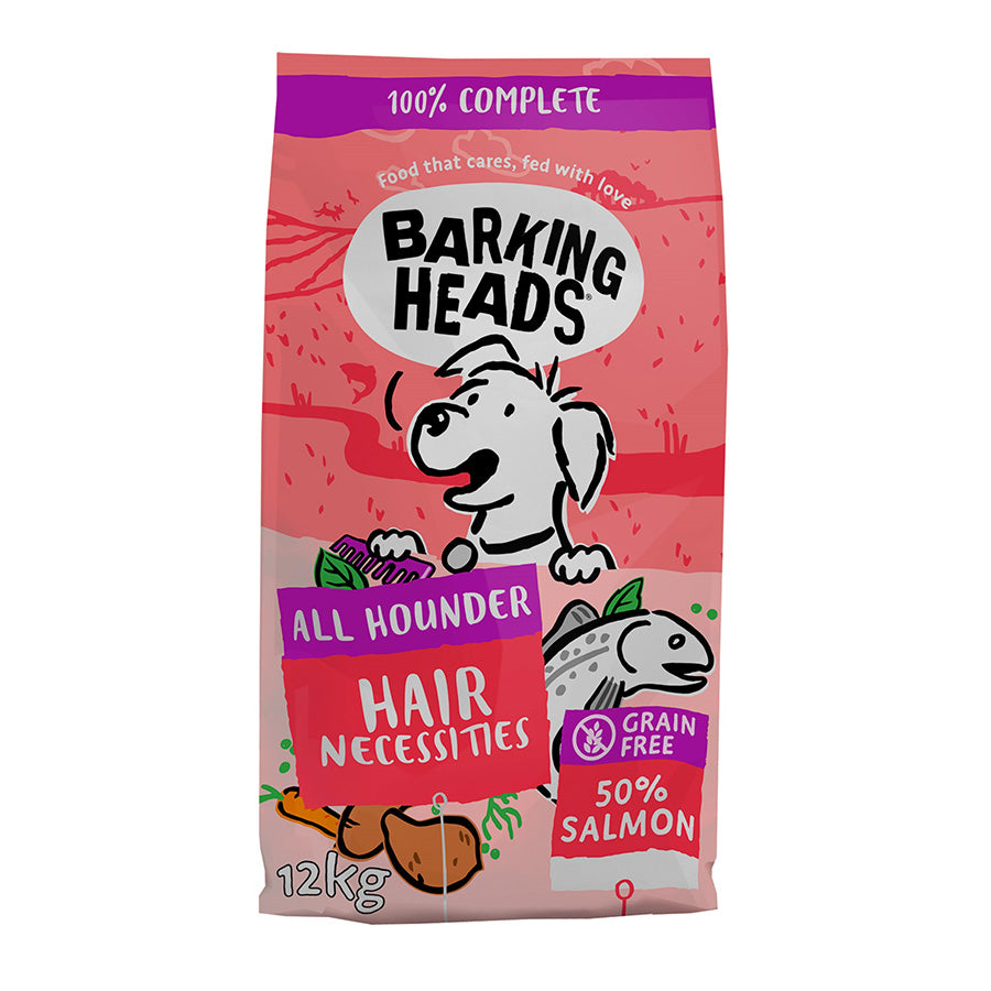 Barking Heads All Hounder Hair Necessities Salmon - 12kg