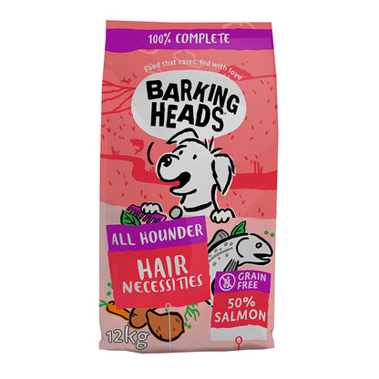 Barking Heads All Hounder Hair Necessities Salmon - 12kg
