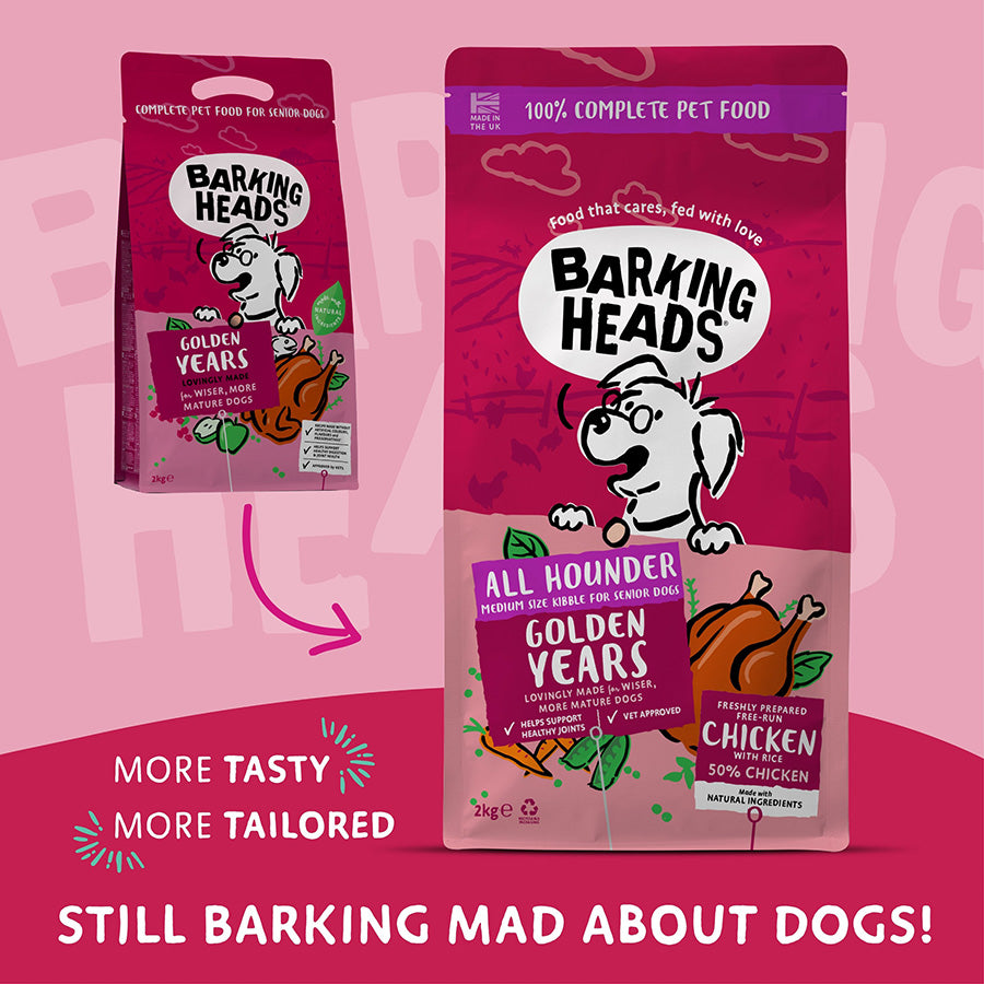 Barking Heads All Hounder Golden Years Chicken - 2kg