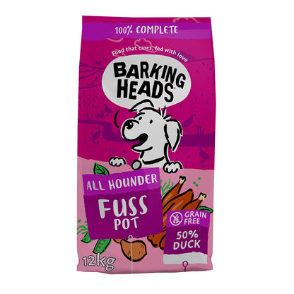 Barking Heads All Hounder Fuss Pot Duck - 12kg