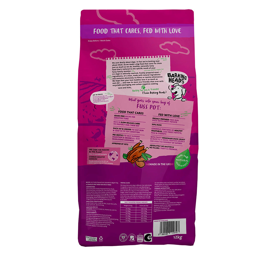 Barking Heads All Hounder Fuss Pot Duck - 12kg