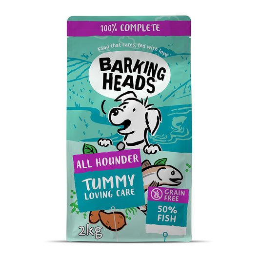 Barking Heads All Hound Tummy Loving Care Fish - 2kg