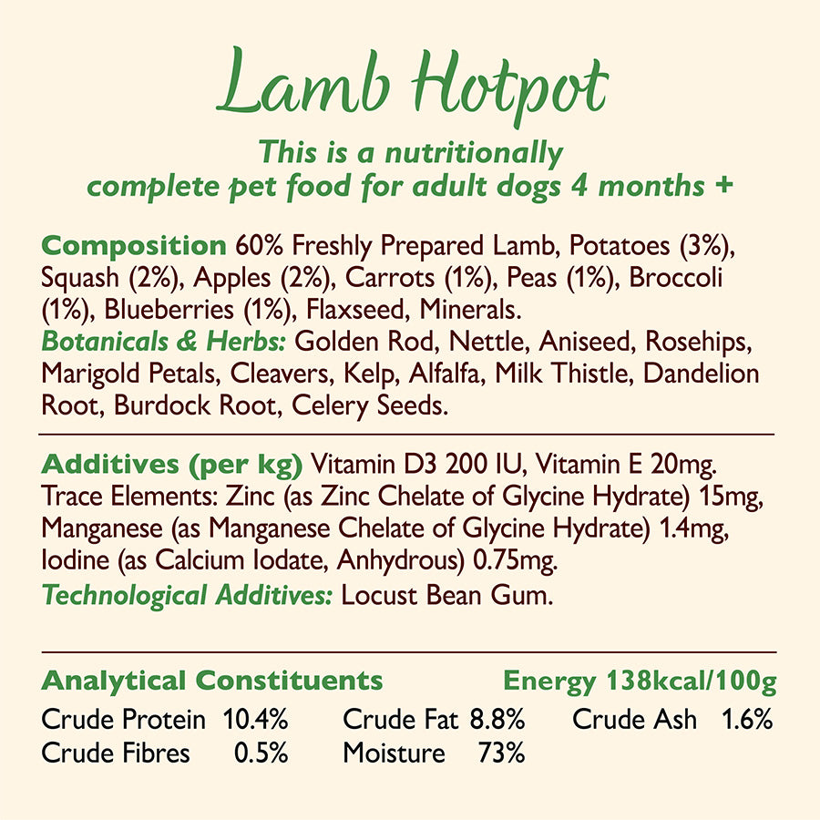 Lily's Kitchen Dog Lamb Hotpot ( 400g x 6 )