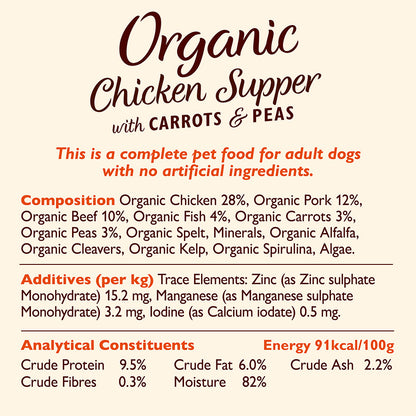 Lily's Kitchen Dog Organic Chicken Supper (150g x 11)