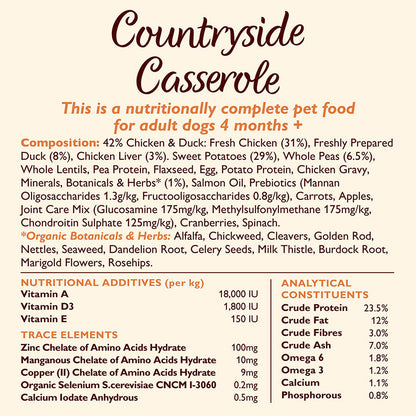 Lily's Kitchen Dog Chicken & Duck Casserole - 1kg x 4