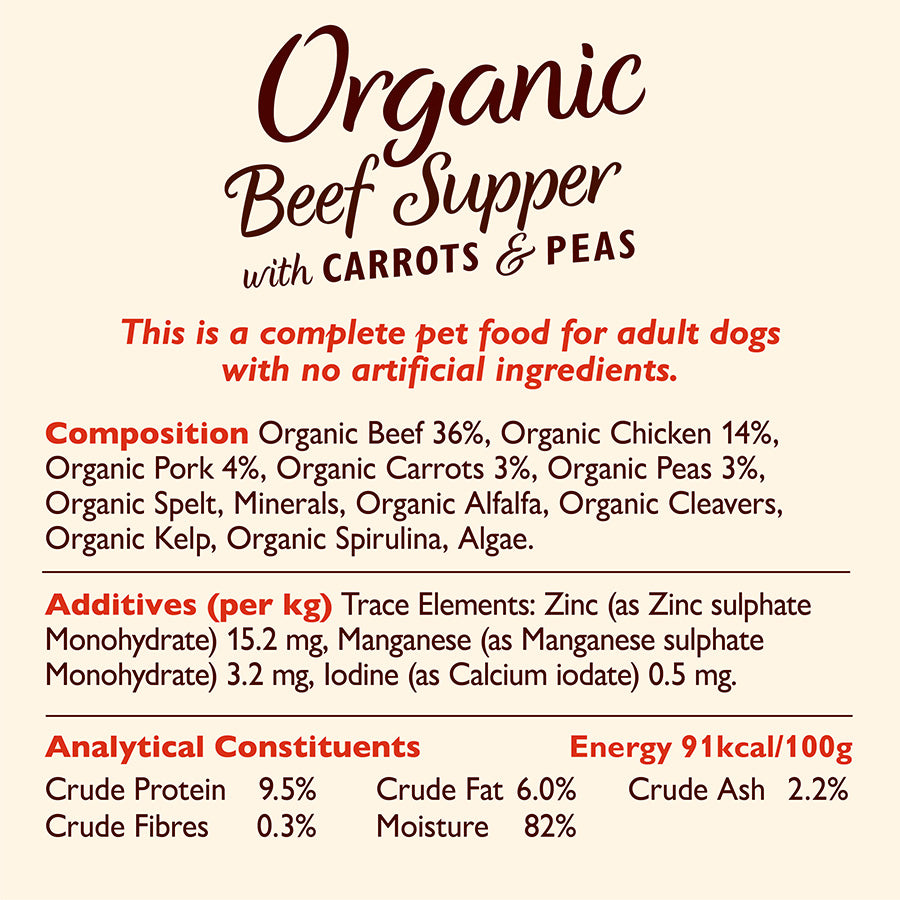 Lily's Kitchen Dog Organic Beef Supper ( 150g x 11 )