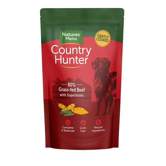 Country Hunter 80% Grass Grazed Beef with Superfoods - ( 150g x 3 )