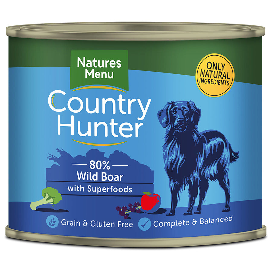 Country Hunter 80% Wild Boar with Superfoods ( 600g x 6 )