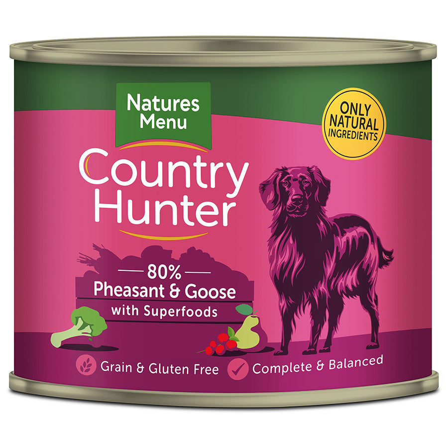 Country Hunter 80% Pheasant & Goose with Superfoods - ( 600g  x 6 )