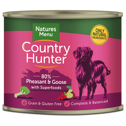 Country Hunter 80% Pheasant & Goose with Superfoods - ( 600g  x 6 )