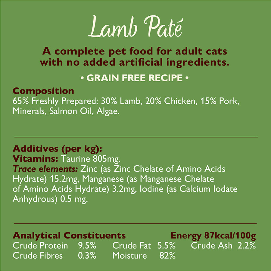 Lily's Kitchen Cat Lamb Pate ( 85g x 19 )