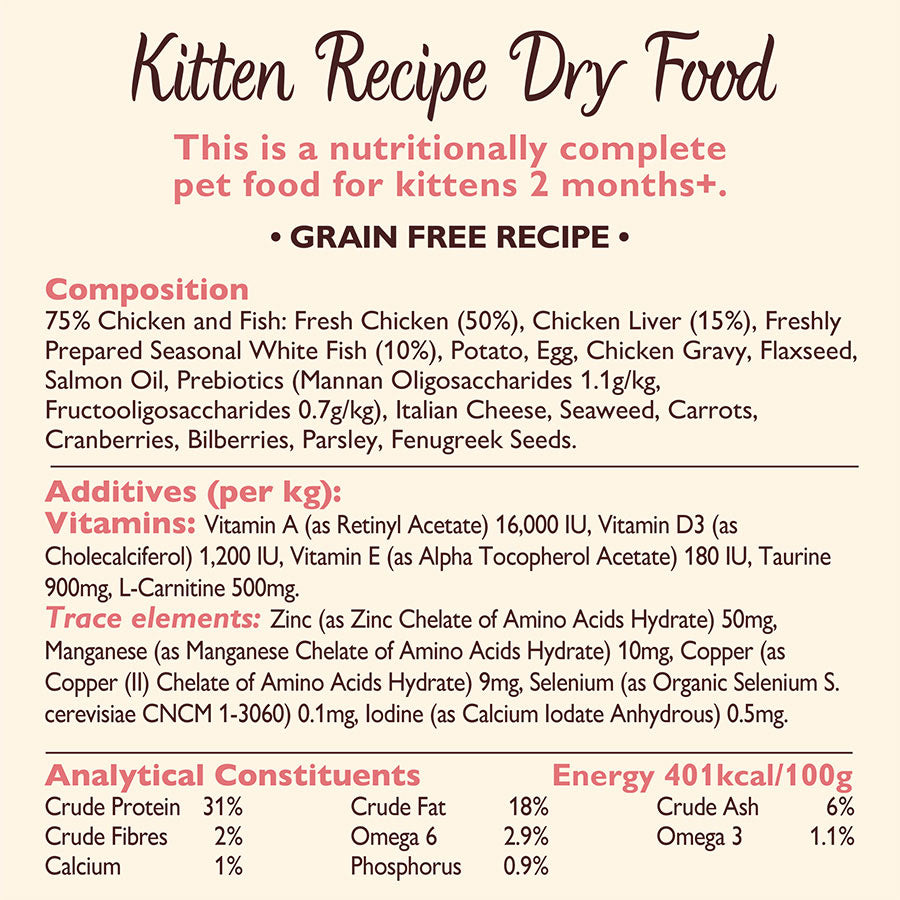 Lily's Kitchen Cat Curious Kitten - 800g